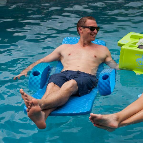 TRC Recreation Super Soft Baja II Pool Folding Foam Lounge Swim Float Bronze 