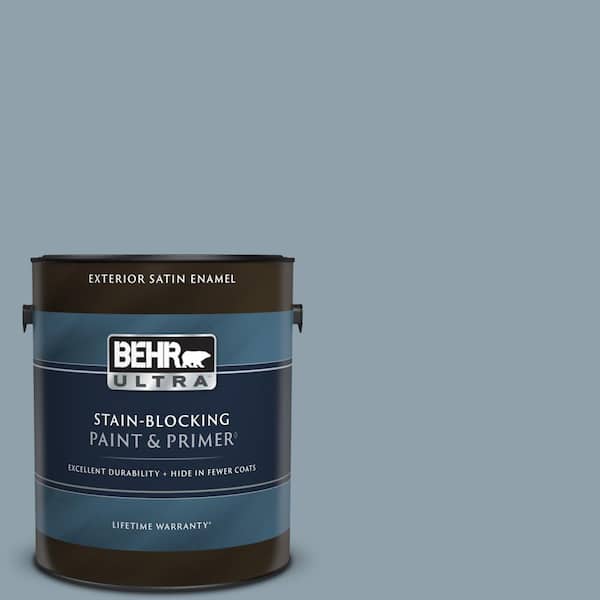 BEHR ULTRA 1 gal. #N480-4 French Colony Satin Enamel Exterior Paint & Primer