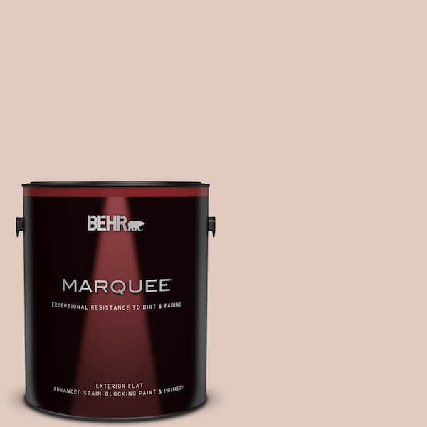 BEHR MARQUEE 1 gal. Home Decorators Collection #HDC-NT-10 Victorian Cameo Flat Exterior Paint & Primer