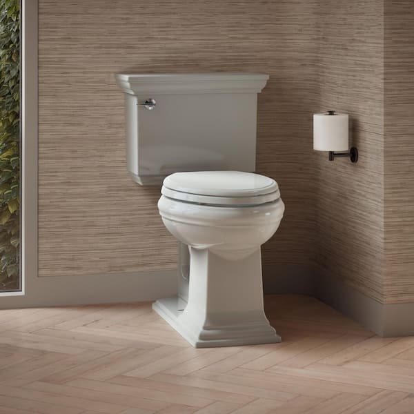 Memoirs Comfort Height Elongated Toilet Bowl Only in Ice Grey