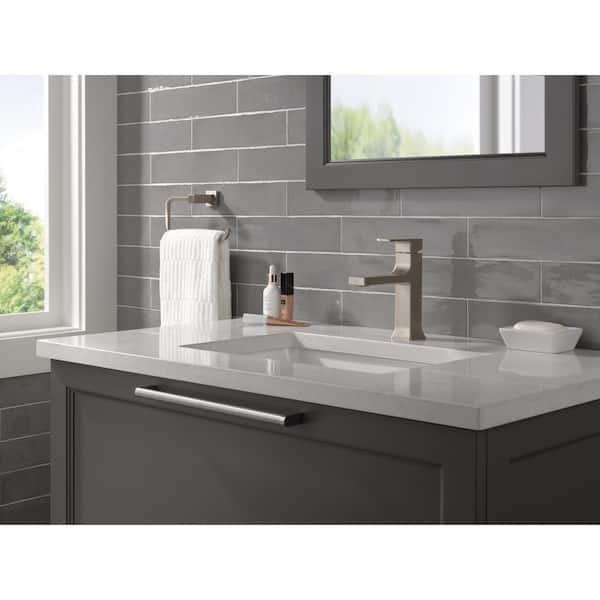 Delta Velum Single Handle Single Hole Bathroom Faucet with