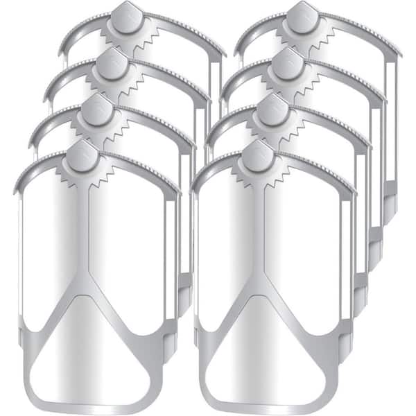 Upgraded Adhesive Flying Insect Refill Cartridges Trap for Indoor House, Safe Compatible with ZEVO Plug-in Light, 8-Pack