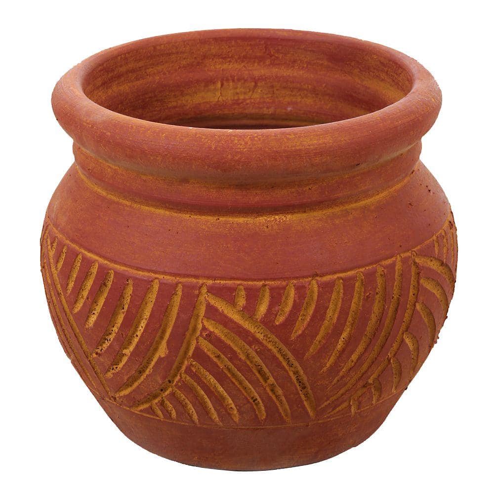 Mexican Clay Pot with Lid Small - 7 D x 2.5 H x 6.5 L7 D x 2.5 H x  6.5 L