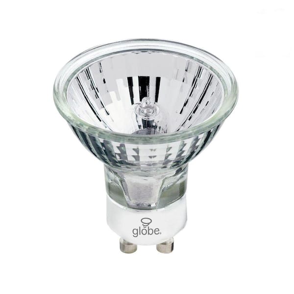 Globe Electric 50-Watt Halogen MR16 Clear GU10 Base Light Bulb (12-Pack)
