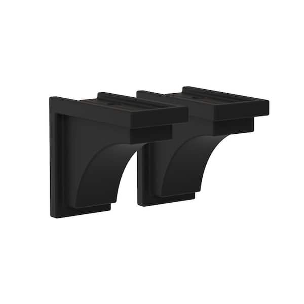 Nantucket Black Polyethylene Decorative Corbel