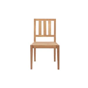 Copley Brown Solid Teak Outdoor Dining Chair Set of 2