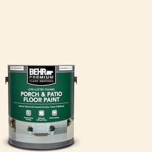 1 gal. #W-F-300 Cotton Whisper Low-Lustre Enamel Interior/Exterior Porch and Patio Floor Paint