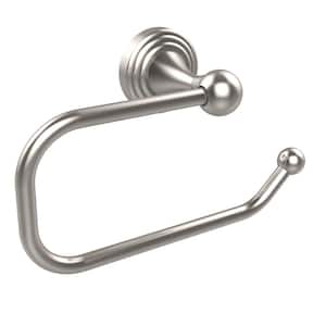 Sag Harbor Collection European Style Single Post Toilet Paper Holder in Satin Nickel
