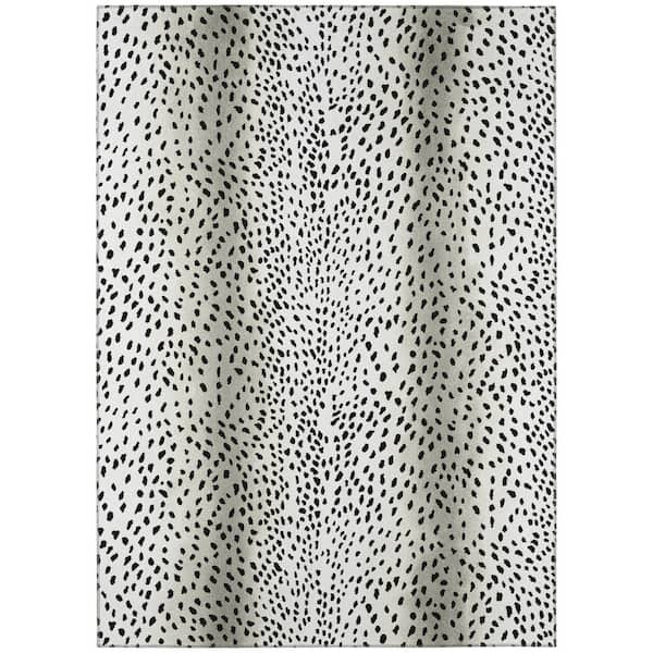 Addison Rugs Kruger Ivory 8 ft. x 10 ft. Animal Print Area Rug
