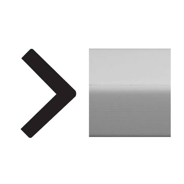 6577 11/16 in. x 11/16in. x 8 ft. PVC Composite White Outside Corner Molding