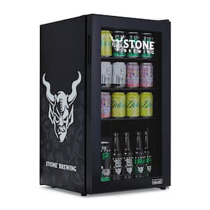 19 in. Stone Brewing 126 (12 oz.) Can Beverage Refrigerator and Cooler with SplitShelf