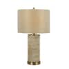 海外製　スタンドライト　Fangio Lighting Fangio Lighting 25.5 in. Grey Faux Stone Mounted Cylinder