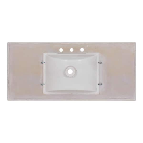 Home Decorators Collection 49 in. W x 22 in. D Engineered Stone