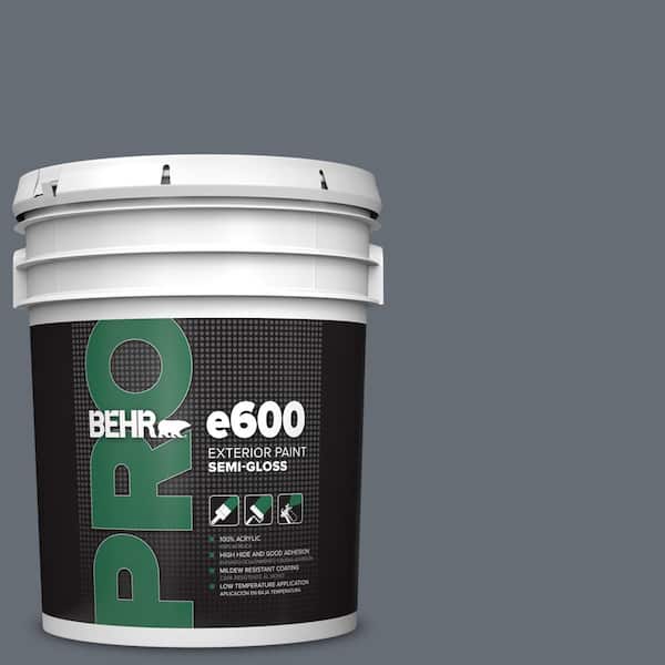 BEHR PRO 5 gal. #PPU26-22 Summer Storm Semi-Gloss Acrylic Exterior Paint
