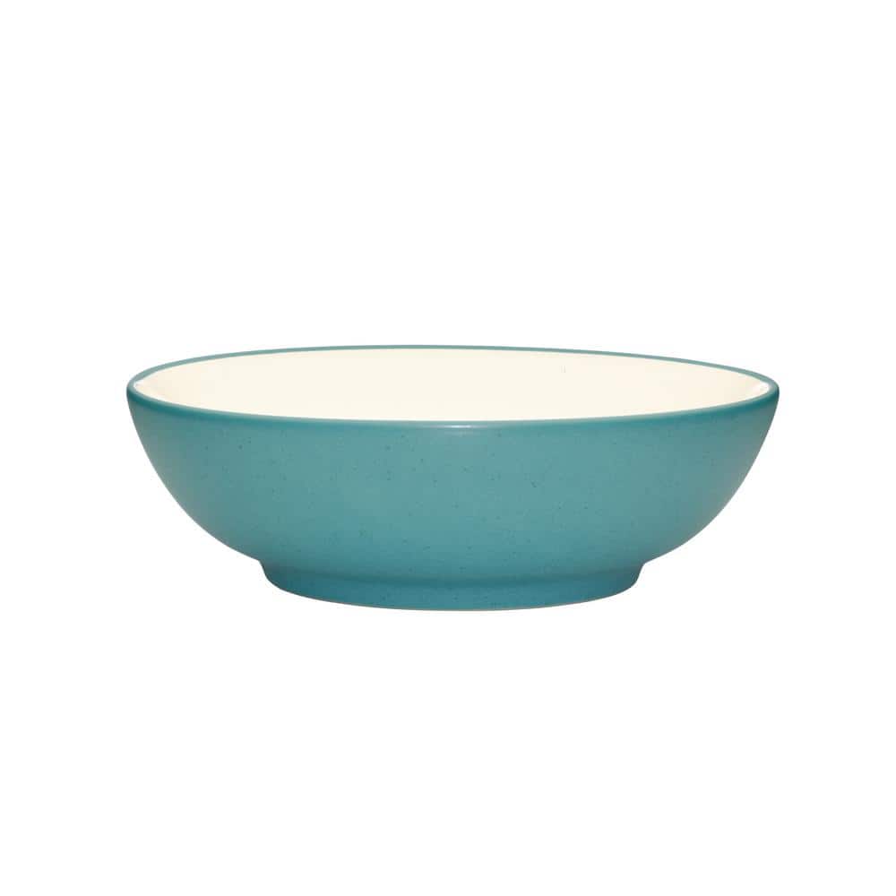 Noritake Colorwave Turquoise Stoneware Round Vegetable Bowl 9-1/2 in., 64 oz -  8093-426