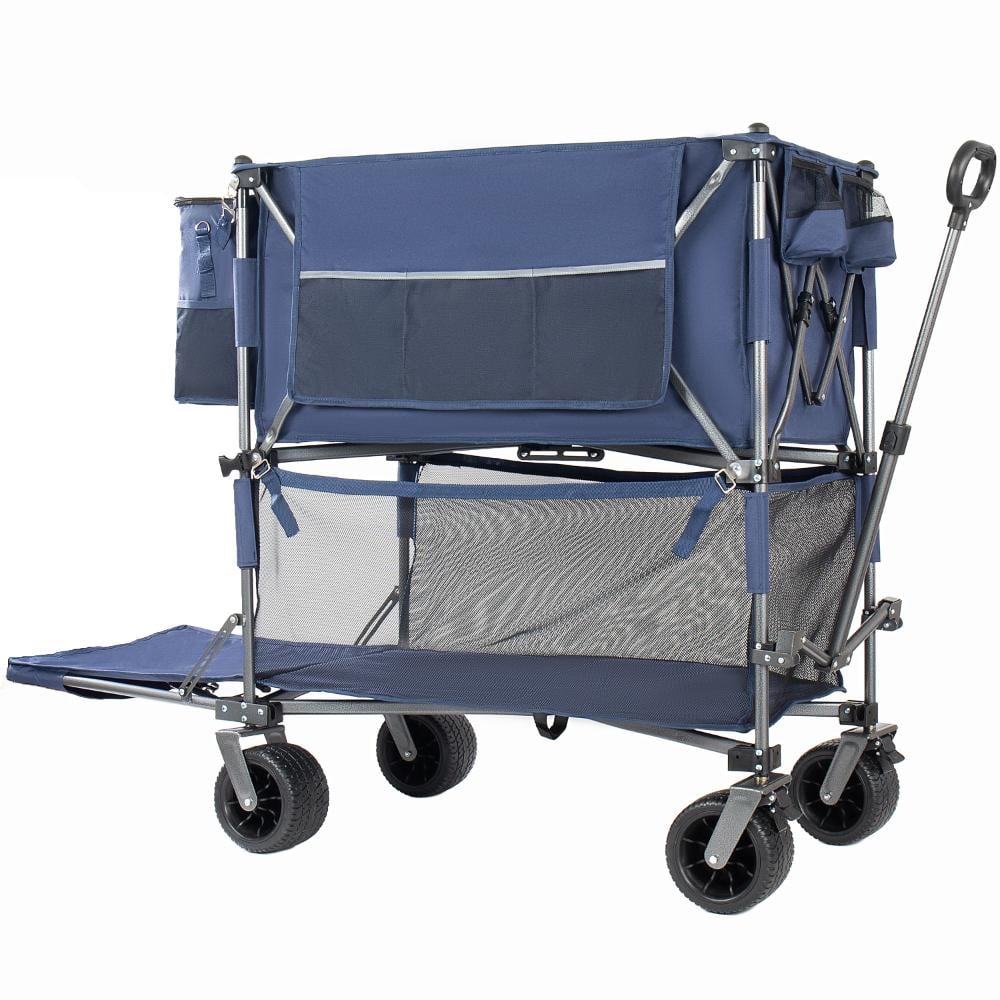 22.95 cu. ft. Steel Garden Cart in Blue with Brakes for Outdoor Lawn, Patio and Landscaping price history on PriceWatchPro
