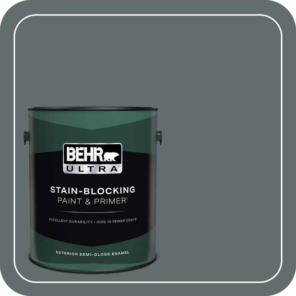 1 gal. #PPU12-19 Mountain Pine Semi-Gloss Enamel Exterior Paint & Primer price history on PriceWatchPro