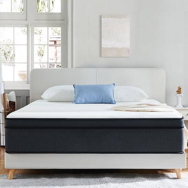 Ofanext Queen Medium Innerspring Hybrid 14 in. BedinaBox Mattress HD