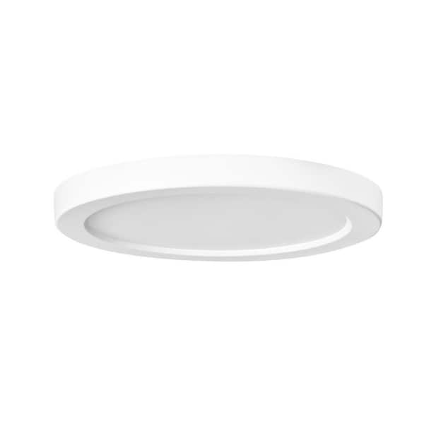 3-in-1 Universal Installation 4 in. White Integrated LED Recessed Light with Selectable Color Temperature, (1-Pack)
