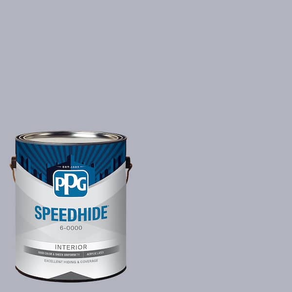 SPEEDHIDE 1 gal. PPG1043-4 Glistening Gray Ultra Flat Interior Paint
