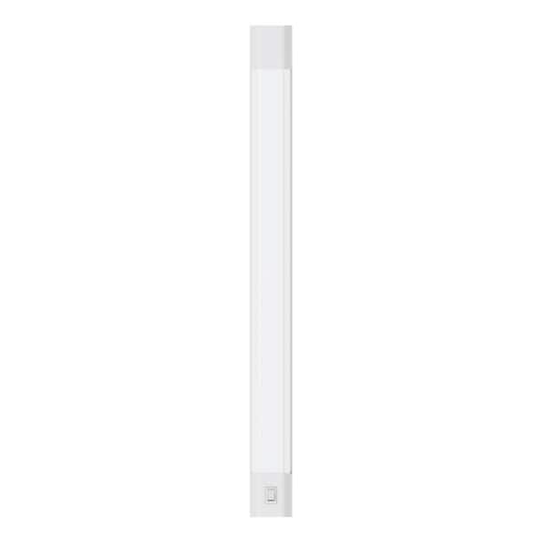 18 in. Plug-In White Integrated LED Linkable Under Cabinet Light, Soft White 3000K