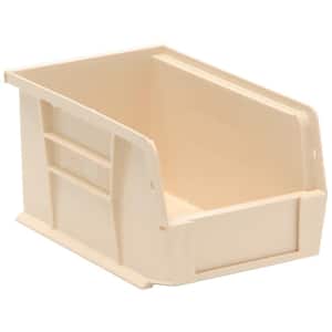 Ultra Series 2.40 qt. Stack and Hang Bin in Ivory (12-Pack)