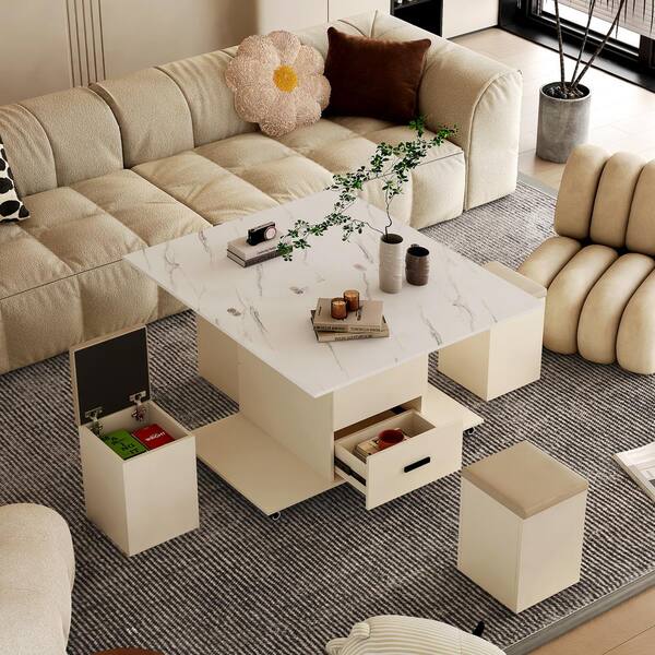 Outdoor coffee table with stools discount