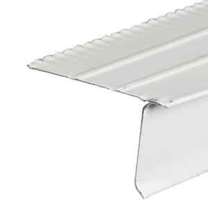 F5M x 10 ft. White Aluminum Drip Edge Flashing