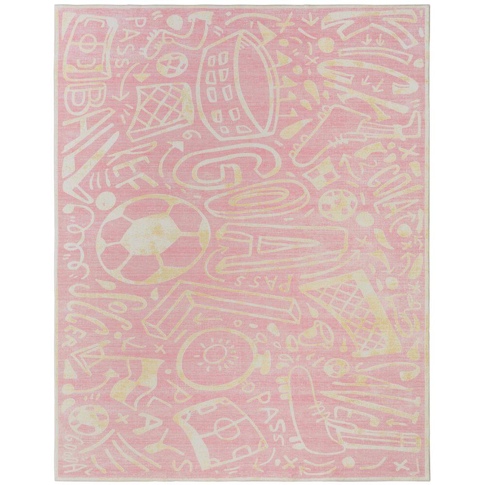 Sportsglyphs 5 ft. x 7  ft. Pink Western Area Rug price history on PriceWatchPro