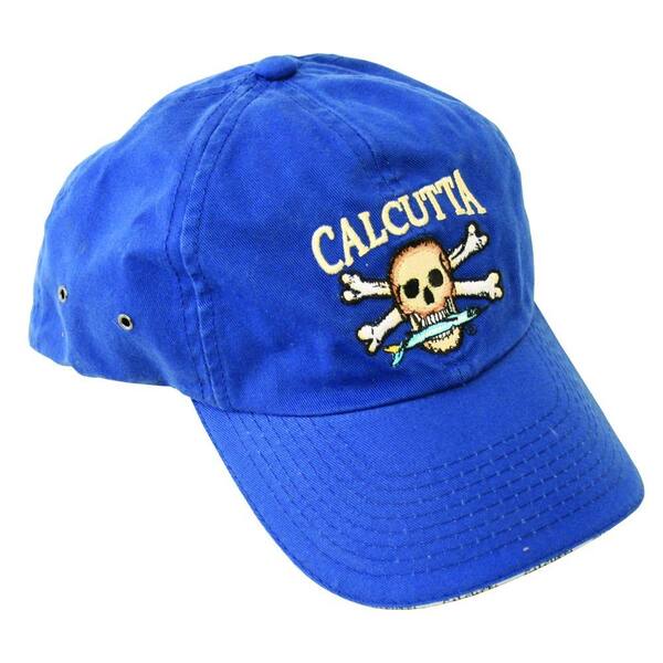 Calcutta Adjustable Strap Low Profile Baseball Cap in Royal Blue with Fade-Resistant Logo