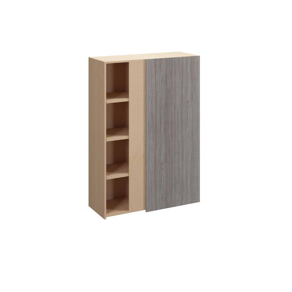 Saratoga Slab 27 in. W x 42 in. H x 12 in. D in Greywood Plywood Assembled 