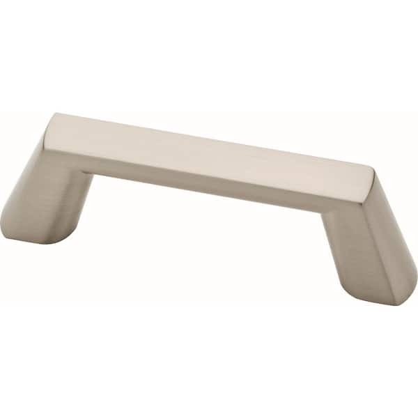 Liberty Soft Modern 3 in. (76mm) Center-to-Center Satin Nickel Drawer Pull