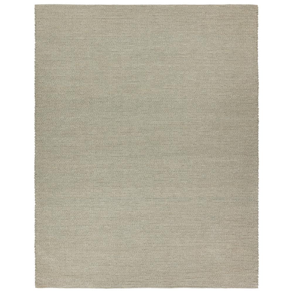Jaipur Living Envelop 3 ft. x 8 ft. Taupe/Gray Solid Handmade Runner