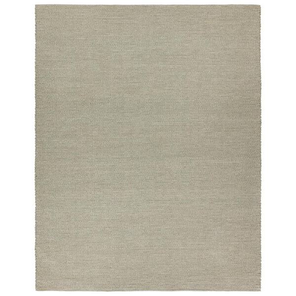 Jaipur Living Envelop 3 ft. x 8 ft. Taupe/Gray Solid Handmade Runner Rug