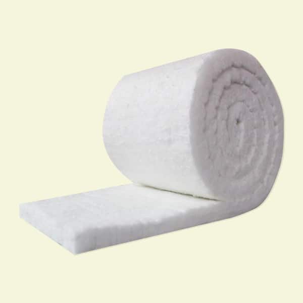 UniTherm R-5,Unfaced,Ceramic Fiber Insulation Blanket Roll 2 in. x 24 in. x 50 in. for Kilns,Ovens,Stoves and More