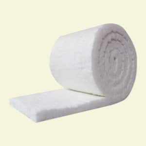 R-5,Unfaced,Ceramic Fiber Insulation Blanket Roll 2 in. x 24 in. x 50 in. for Kilns,Ovens,Stoves and More