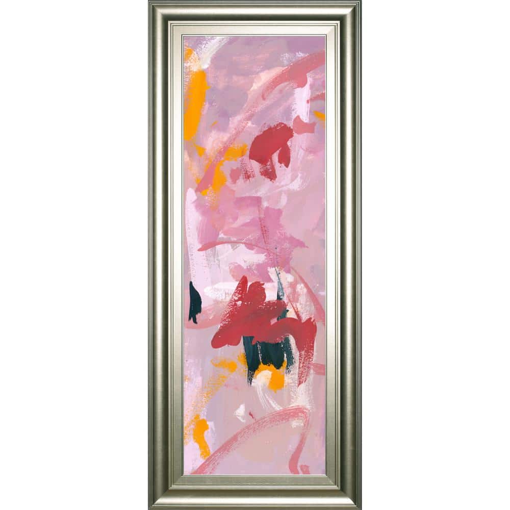 Classy Art Vapor Il. B By Jason Johnson Framed Print Abstract Wall Art 42 in. x 18 in., Pink -  1718