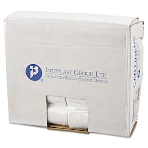 16 Gal. 6 mic. 24 in. x 33 in. Natural High-Density Commercial Can Liners (50 Bags/Roll, 20 Rolls/Carton)