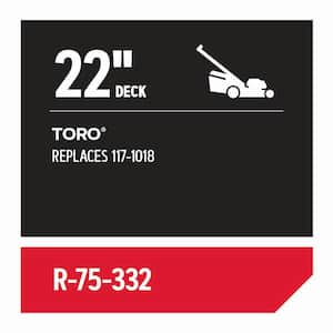 Replacement Belt 3/8 in. x 32 in. for 22 in. Deck Walk-behind Mowers, Fits Toro (R-75-332)