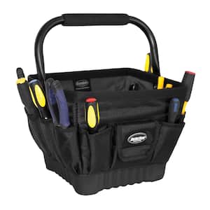 Pro Box 11 in. Open Top Tool Tote Storage Bag with 19 Pockets