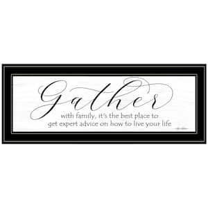 Expert Advice by Unknown 1 Piece Framed Graphic Print Typography Art Print 11 in. x 23 in. .