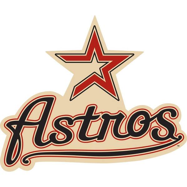 Fathead 45 in. x 38 in. Houston Astros Logo Wall Decal