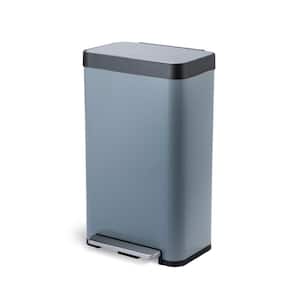 18.5 Gal. Stainless Steel Large Step-On Kitchen Household Trash Can with Soft Close Lid
