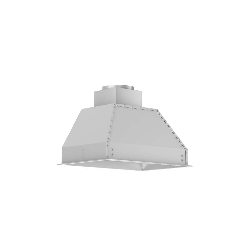 ZLINE Kitchen and Bath 28 in. 400 CFM Ducted Range Hood Insert in Stainless Steel, Brushed 430 Stainless Steel