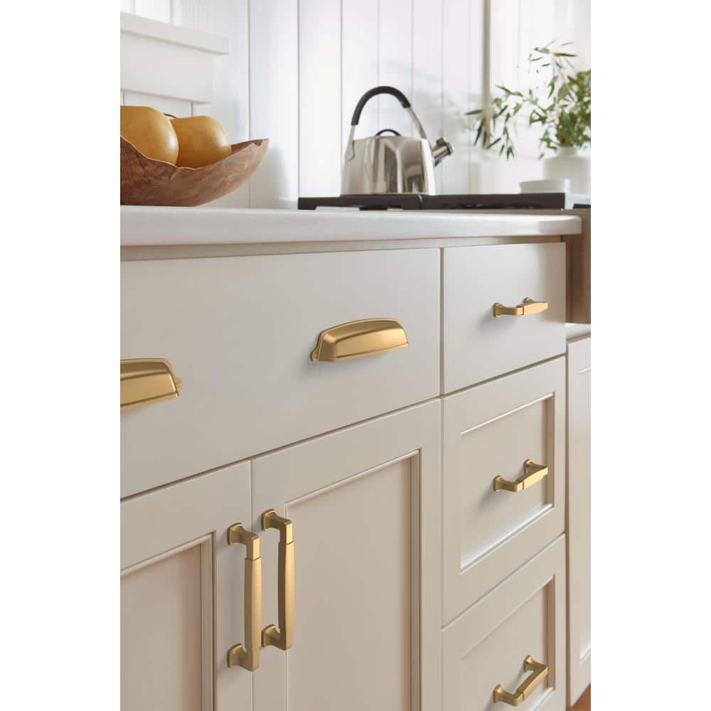 Champagne Bronze Matte Cabinet Drawer Pull with Mounting Hardware