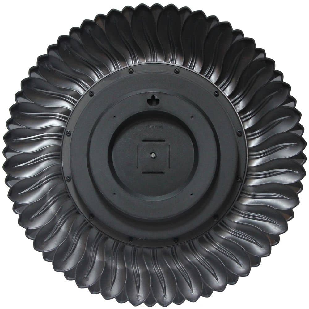 21.5" Round Silver and Gold Wall Accent Mirror