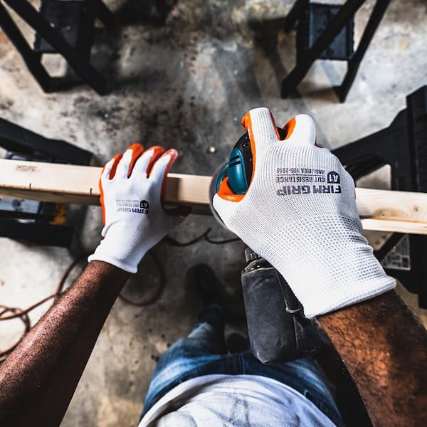 FIRM GRIP Large Nitrile Coated Work Gloves (5 Pack) 5558-032 - The