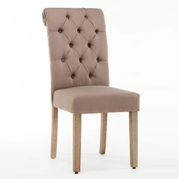 Jocelyn roll top tufted deals upholstered side chair