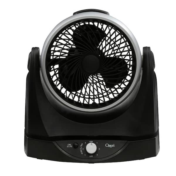 Unbranded Brezza II 10 in. Dual Oscillating High Velocity Desk Fan