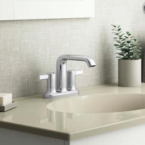 Ashan 4 in. Centerset 2-Handle Bathroom Faucet in Polished Chrome